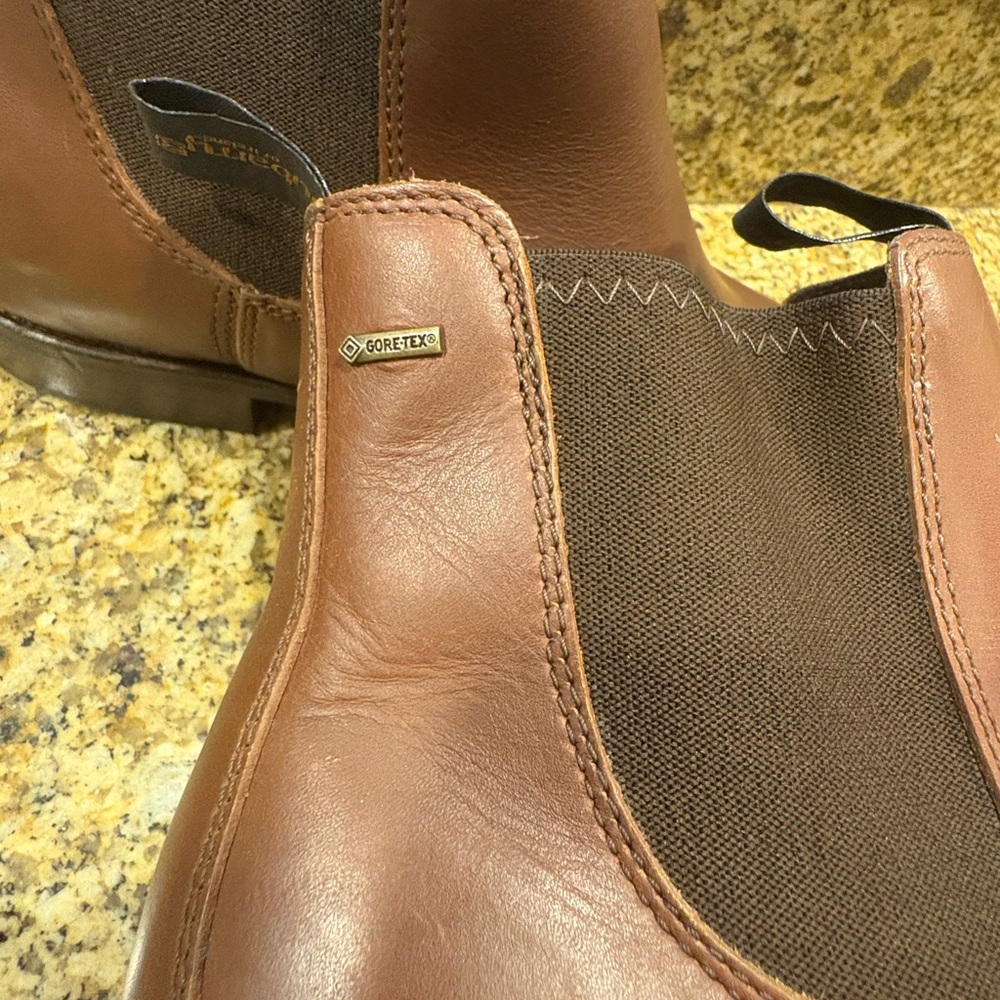 Dubarry Kerry Chelsea Men’s Brown Leather Ankle Boots 46 US 12 Gore-Tex - Picture 6 of 15